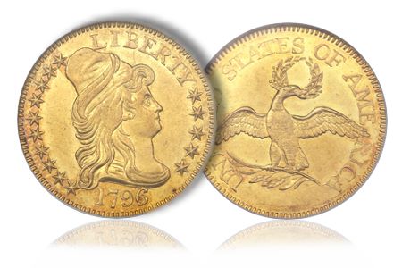 Greg5Dollar2 Coin Rarities & Related Topics: The Eliasberg 1796 Half Eagle ($5 gold coin)
