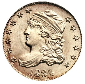 half dime 1834 Coin Rarities & Related Topics: Half Dimes, including an 1802