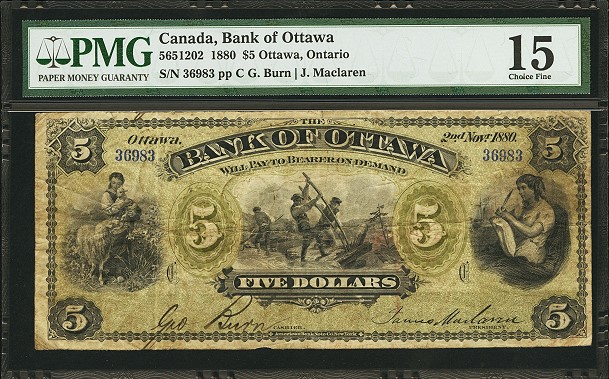 heritage ottowa note World Paper Money takes center stage in Heritage Auctions’ Long Beach Currency event