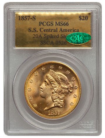 1857 S pcgs66 20 ssca Some Appreciate Rare Coin Pedigrees, Some Destroy Pedigrees