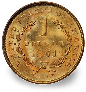 US Gold Dollar Coin