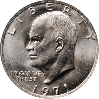 $100 Eisenhower SILVER Dollar IKE HIGH GRADE Lot 1971-1978 AU TO UNcirculated + 