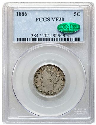 Liberty Nickel PCGS certified US Coin