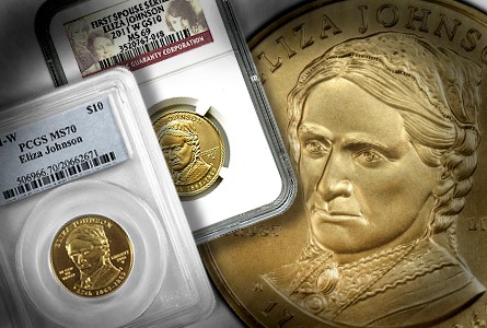 2011-W Eliza Johnson $10 Gold Coin