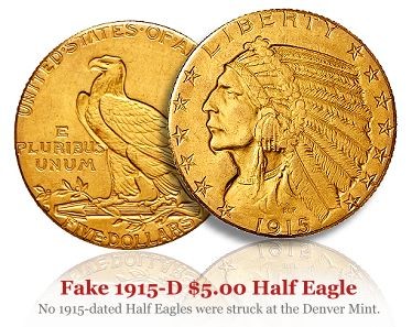 Rare Coin Counterfeiting - US Gold