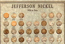 Includes 50D Jefferson Nickels 1950-2022;  Complete In Coin Folders