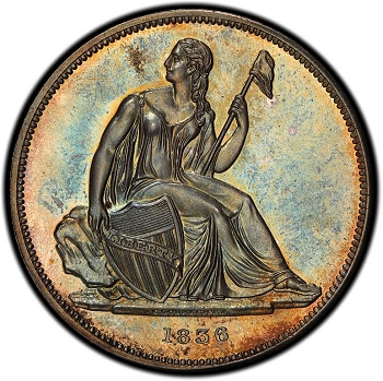 Tied for finest known, this 1836 Gobrecht Dollar pattern (J-65), PCGS PR65, is one of the highlights of the Simpson Collection you can see at the PCGS booth (#807) during the January 2015 Long Beach Expo. (Photo credit: PCGS.)
