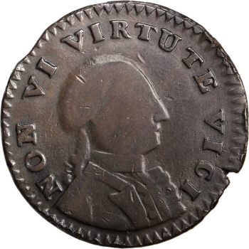 1786 Non Vi Virtute Vici Copper