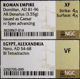 NGC Ancient Coin Economy Labels