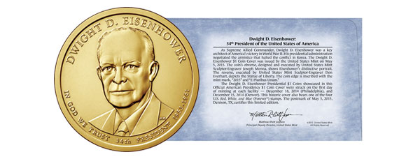 Harry S. Truman $1 coin cover