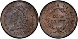 1810 large cent S285