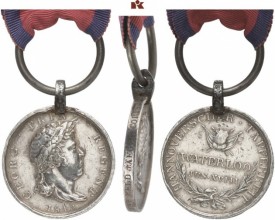 Kingdom of Hanover. Waterloo Medal. II-III.