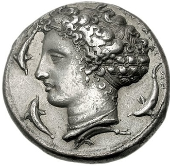 The work of the Greek Coin engraver Kimon