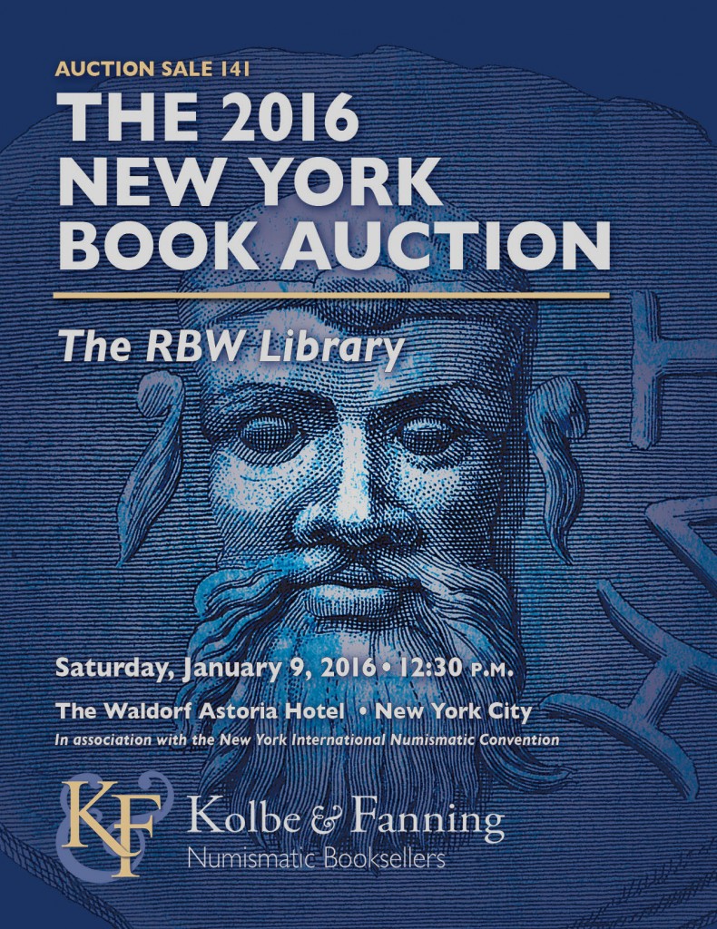 Kolbe & Fanning 2016 NY Book Auction flyer
