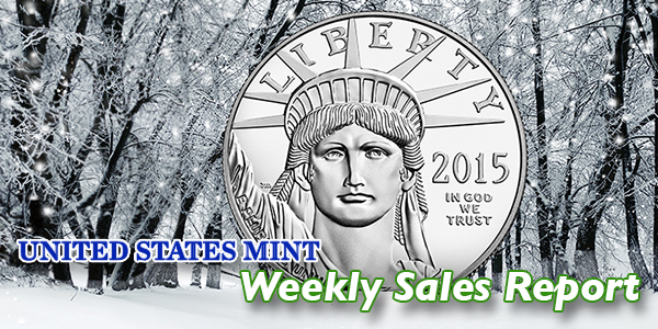 State of the Mint - U.S. Mint Coin Sales as of December 6, 2015