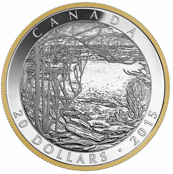 spring ice Tom Thomson coin