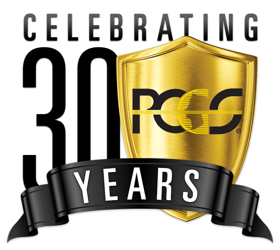 PCGS 30th Anniversary logo