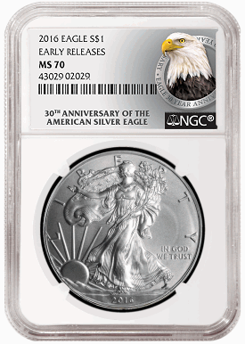 american Silver Eagle - NGC MS-70