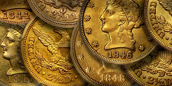 1840's US Gold Quarter Eagles