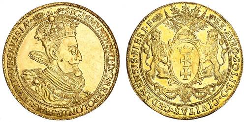 Poland Sigismund III 5-ducat gold coin