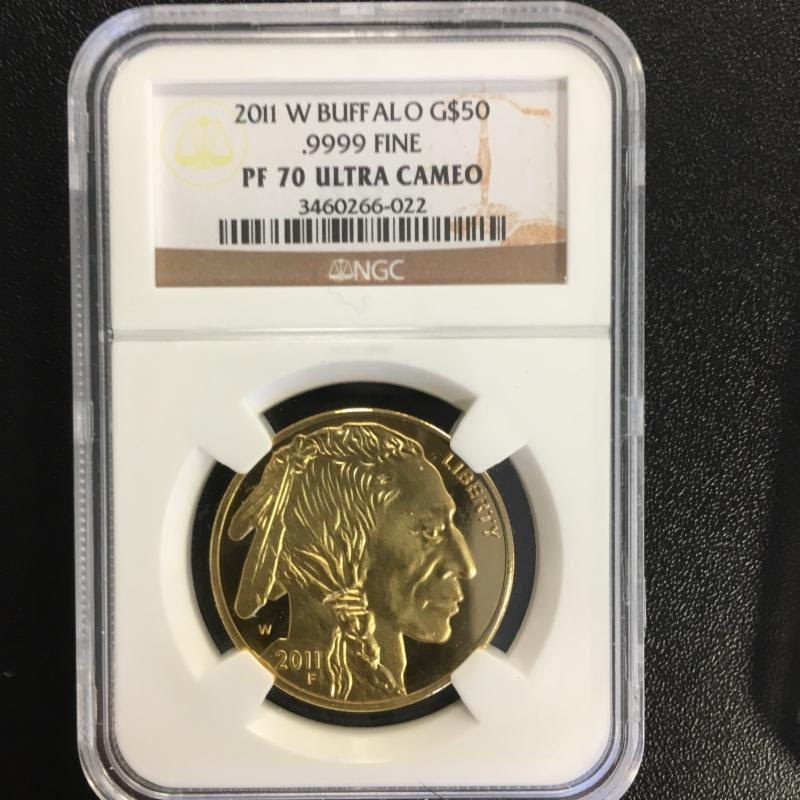 Counterfeit 1oz Gold American Buffalo in NGC Holder