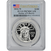 2016-W $100 American Platinum Eagle