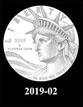 American Eagle Platinum Proof design candidate 2019-02. Image courtesy U.S. Mint