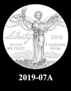 American Eagle Platinum Proof design candidate 2019-07a. Image courtesy U.S. Mint