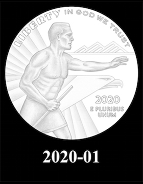 American Eagle Platinum Proof design candidate 2020-01. Image courtesy U.S. Mint