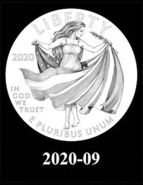 American Eagle Platinum Proof design candidate 2020-09. Image courtesy U.S. Mint