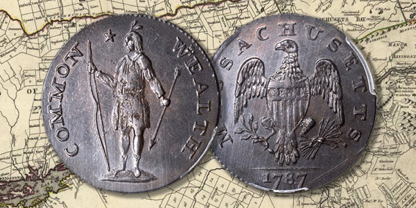 Struck Counterfeit Coin of the Week: 1787 Massachusetts “4C” Half Cent + 1-Page Attribution Guide