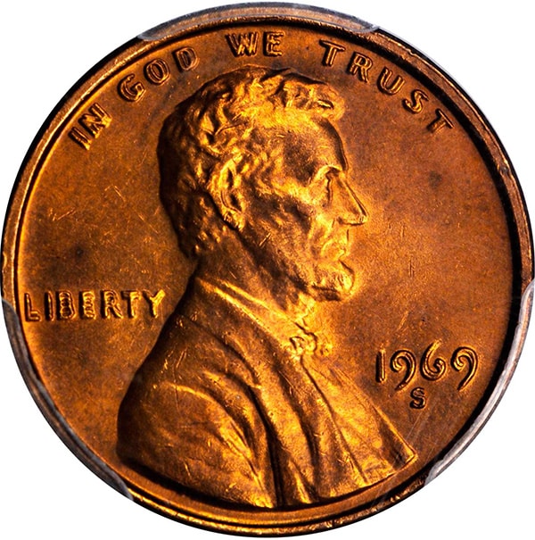 Fill Your Coin Book 1969 D Lincoln Memorial Penny #4013 Copper BU Coin 
