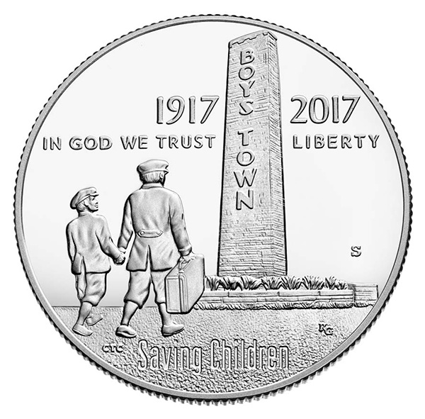 2017 U.S. Mint Boys Town Commemorative Half Dollar