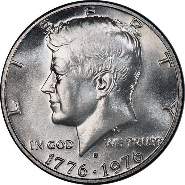 Kennedy Bicentennial Half Dollar 1776-1976 P