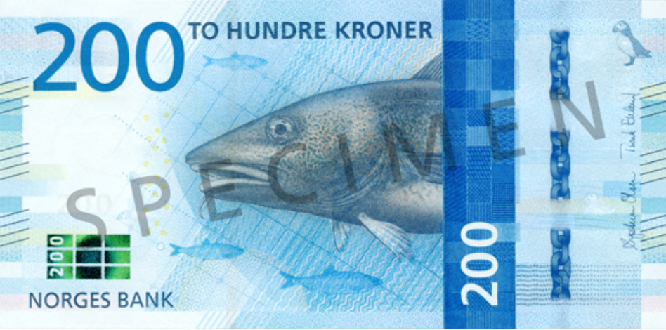 Bank of Norway Introduces New 100, 200 Krone Banknotes