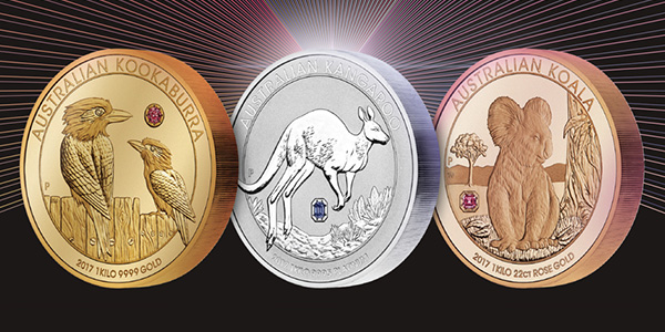 Perth Mint - Rare $1.8M Coin Trilogy