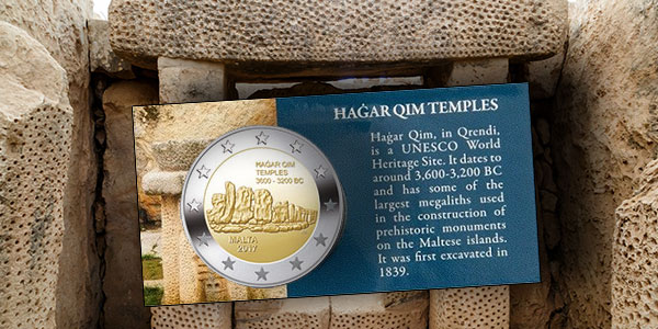 Malta 2017 2 Euro Coin Hagar Qim Temples