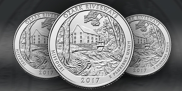 2017 United States Ozark Riverways Quarter