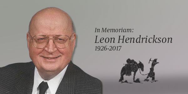In Memoriam: Leon Hendrickson