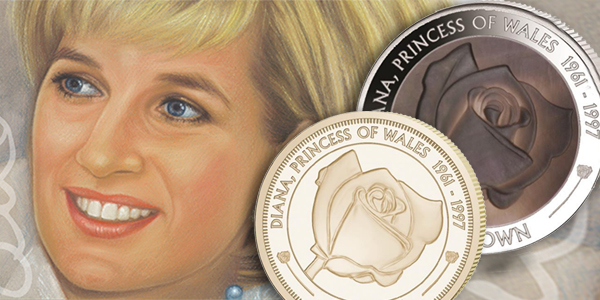 Diana Princess of Wales, Rose Coin 2017 Pobjoy Mint