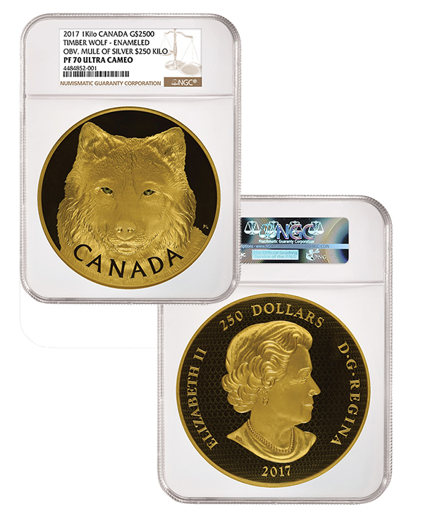 2017 Canada 1 Kilo Gold $2,500 Mule