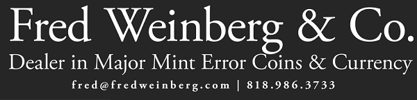 Fred Weinberg Error Coins